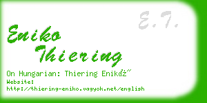 eniko thiering business card